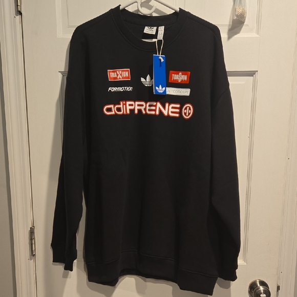 adidas Sweaters - Womens Oversized Adidas Crewneck Sweatshirt